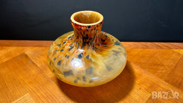Стъклена ваза мурано 1960, снимка 4 - Вази - 44817802