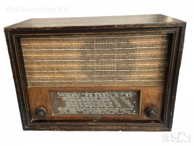 Старо радио Telefunken - super 165wk. №3244, снимка 1 - Антикварни и старинни предмети - 39173961