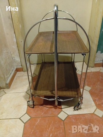 Сгъваема руска масичка на колела., снимка 4 - Маси - 52793378