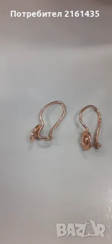 Съветски/ Руски златни обици проба 583, снимка 6 - Обеци - 48344578