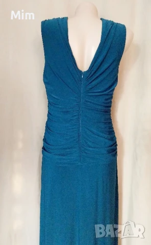 Официални дълги рокли в розово с пайети и маслено зелена, снимка 5 - Рокли - 51002483