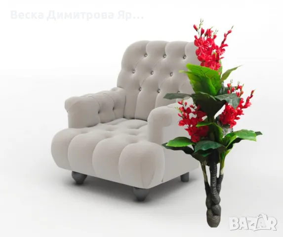 Изкуствено цвете,1.7 метра, снимка 2 - Декорация за дома - 49813062