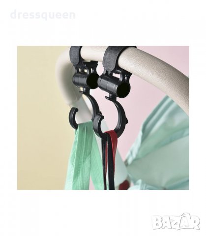 2635 Универсални кукички за закачане към бебешка количка, снимка 4 - Детски колички - 34271839