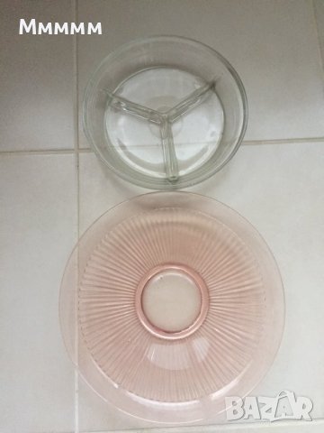Стъклени чинии, снимка 2 - Чинии - 40385180