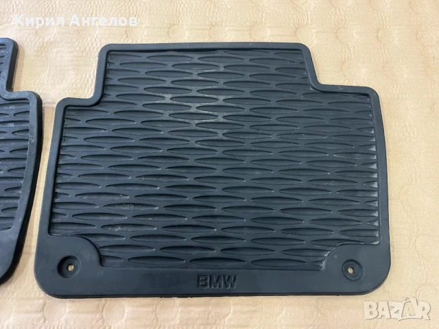 Задни оригинални гумени стелки за BMW E46 (седан и комби), снимка 2 - Аксесоари и консумативи - 50589815