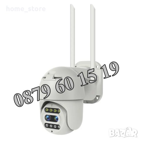 2 броя Външна камера с две лещи и оптичен зуум Dual Lens PTZ, снимка 2 - IP камери - 40491165