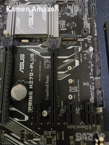 дъно asus prime H270-plus ddr4 + 8ram + 120ssd , снимка 7 - Дънни платки - 53612895