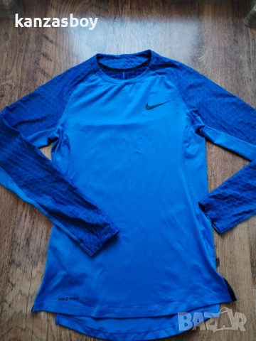 Nike NP TOP LS UTILITY THRMA - мъжка фитнес блуза С, снимка 3 - Блузи - 53643687