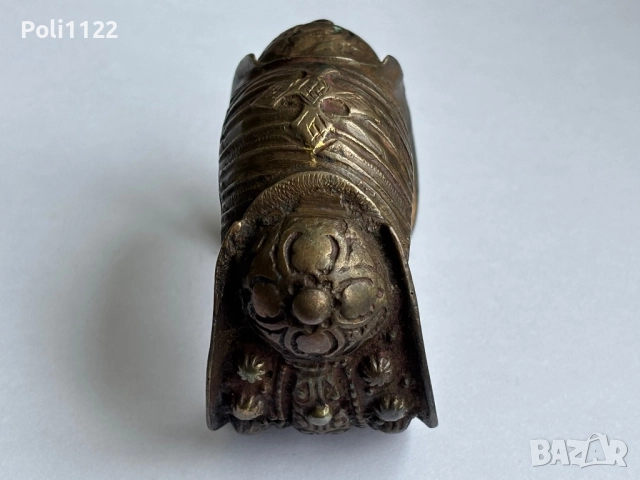 Възрожденска гривна рогатка, снимка 4 - Антикварни и старинни предмети - 51744323