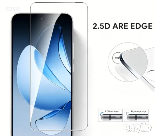 Oppo Reno 16, 16pro,16F стъклен протектор за дисплея+за камерата, снимка 3 - Фолия, протектори - 55707974