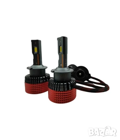 LED автомобилни крушки D2S / D2R – 55W, 80% по-ярки, с вентилатор, Plug and Play, снимка 2 - Аксесоари и консумативи - 50543438