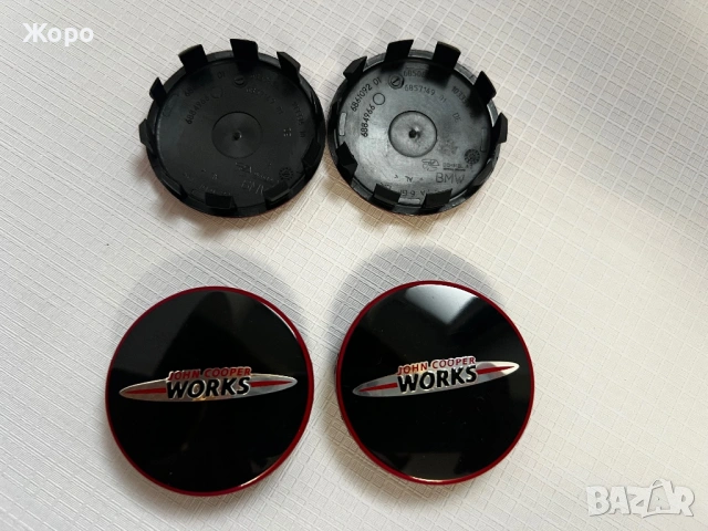 Оригинални BMW / MINI John Cooper Works капачки за джанти – комплект 4 бр. JCW / Mini Cooper / мини, снимка 6 - Аксесоари и консумативи - 53484161