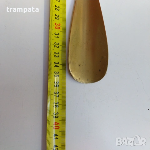 НАЙ ДОБРАТА ОФЕРТА Стара масивна месингова обувалка с конска глава, снимка 4 - Антикварни и старинни предмети - 53726450