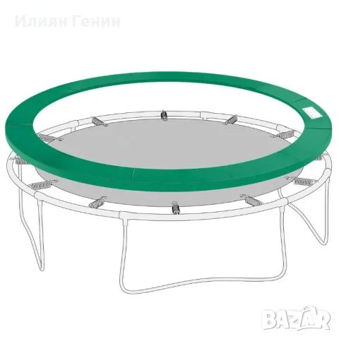 Покривало за ръб на батут HOMCOM Ø366 см ширина, устойчиво на разкъсване, снимка 8 - Други - 50370749