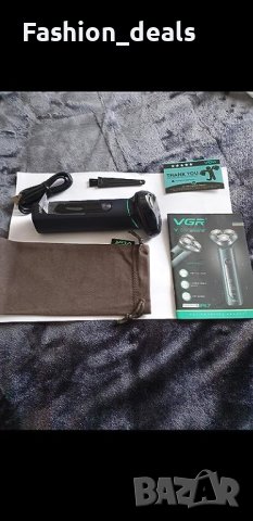 Нова Електрическа водоустойчива ротационна самобръсначка тример за мъже, снимка 8 - Тримери - 41756222