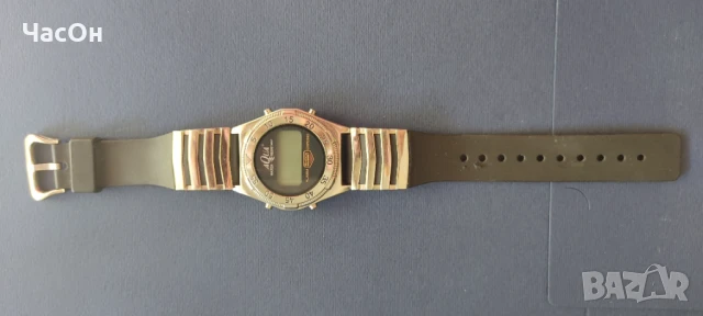 Рядък японски електронен хронограф AQUA, снимка 6 - Мъжки - 50818053