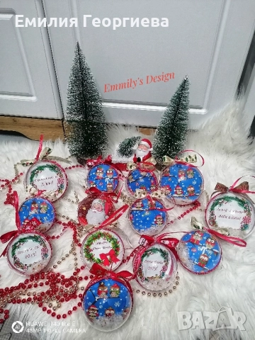 Коледни топки със снимки на най ниски цени , снимка 14 - Други - 52522219