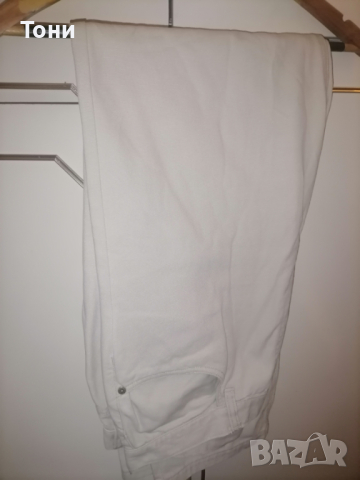 Нови Мъжки Бели Панталони , снимка 12 - Панталони - 44574498