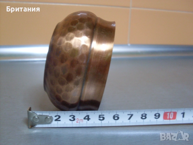 Медна "бакърена" чашка., снимка 6 - Декорация за дома - 52939265