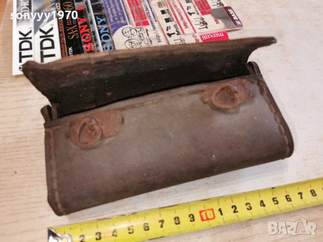 СТАРА КОЖЕНА ЧАНТА ЗА КОЛЕЛО-АНТИКА 1401261601