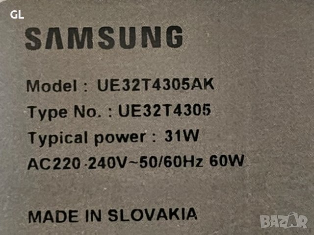Samsung UE32T4305, снимка 2 - Части и Платки - 41879152