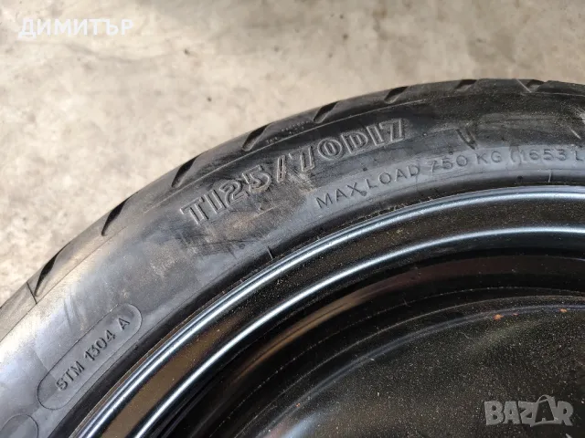 ПАТЕРИЦА 17ка за TOYOTA AVENSIS 2004г 5x100, снимка 3 - Гуми и джанти - 49340832