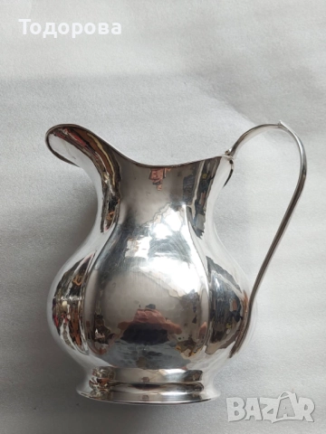 Среърни чаши и кана сребро 800 проба,сребърна чаша,сребърна кана,сребърни прибори., снимка 4 - Чаши - 52124829