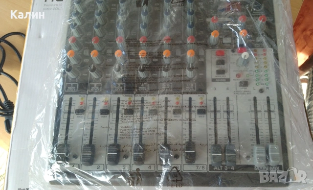 Behringer xenyx X1204 USB. Смесителен пулт, снимка 2 - Ресийвъри, усилватели, смесителни пултове - 53521768