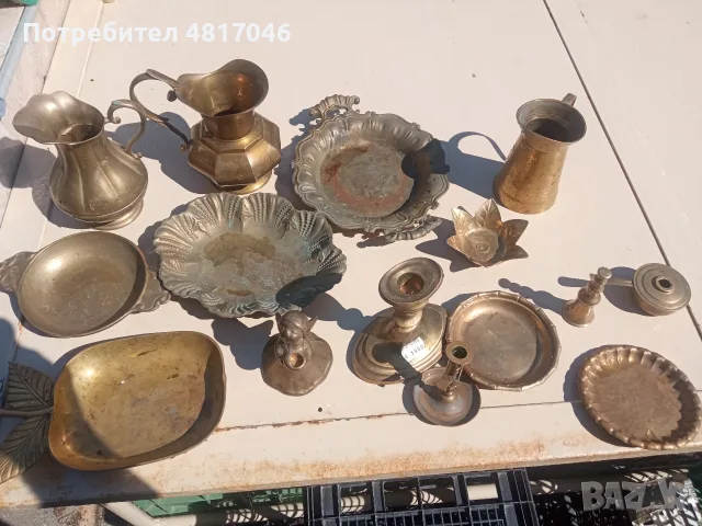 стари медни предмети, снимка 9 - Декорация за дома - 54415343
