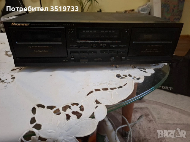 Дек Pioneer CT-W208R, снимка 3 - Ресийвъри, усилватели, смесителни пултове - 53566689