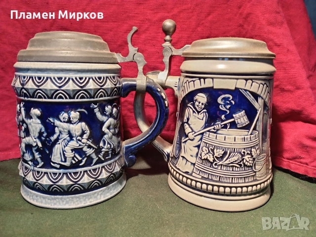 Две германски халби, снимка 2 - Чаши - 53463062