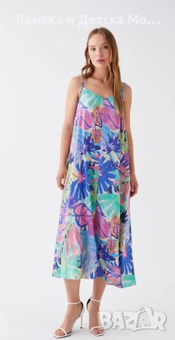 Дамска цветна рокля , снимка 1