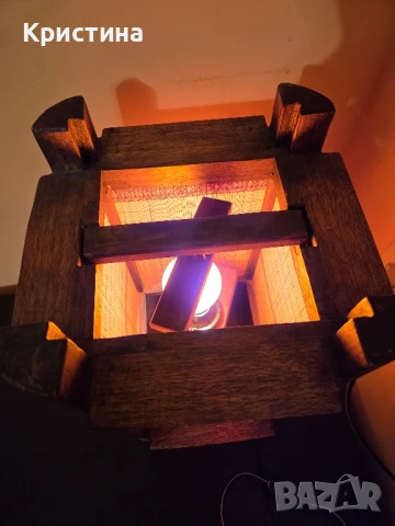 Нощна лампа, снимка 4 - Настолни лампи - 50709238