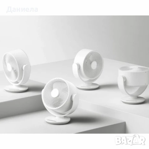 Настолен вентилатор Diplomat DFX-636, 8", 50W, 3D циркулация, 3 скорости, механично управление, снимка 3 - Вентилатори - 50971059