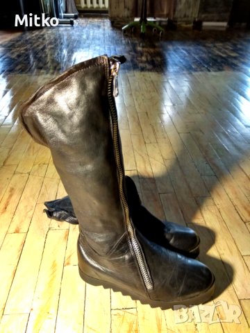 Дамски кожени ботуши-много елегантни, снимка 4 - Дамски ботуши - 42236486