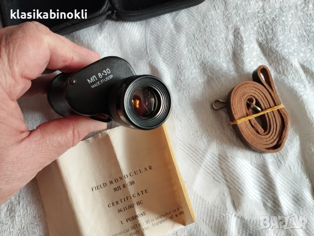 ТОП Ловен Съветски Монокъл-МП 8 х 30-MADE IN СССР, снимка 2 - Екипировка - 53709063