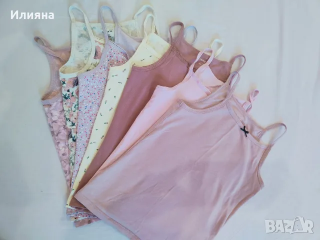 Лот от блузи H&M и потници на Next, снимка 2 - Детски тениски и потници - 56315668