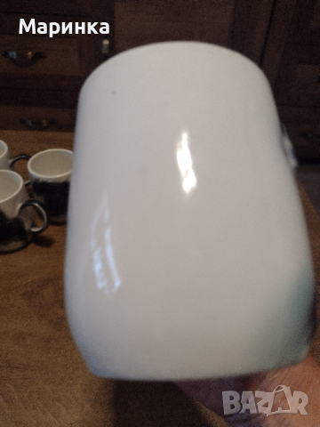 Порцеланов комплект от шест чаши и пепелник нови за топли напитки или за украса., снимка 8 - Други - 44650454