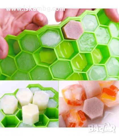 ФОРМА ЗА ЛЕД, СИЛИКОНОВА ПЧЕЛНА ПИТА - код 2959, снимка 8 - Форми - 33905350