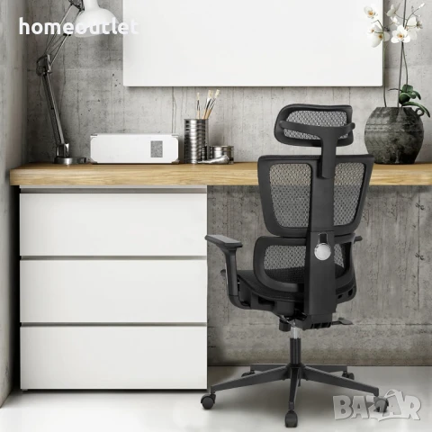 БЕЗПЛАТНА ДОСТАВКА Ергономичен офис стол с атрактивен дизайн IF-202, снимка 3 - Столове - 50655969