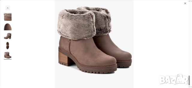 Ботуши Panama Jack  Piola B15 Nubuck Gris Grey номер 40 , снимка 5 - Дамски ботуши - 52727515