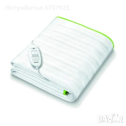 Термоподложка – Beurer TS 15 Heated Underblanket Закрепване към матрака Дишаща материя 3 степени на 
