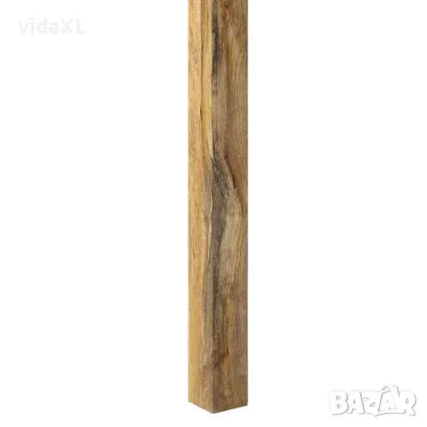vidaXL Трапезна маса, мангово дърво масив, 82x80x76 cм, снимка 7 - Маси - 56146385