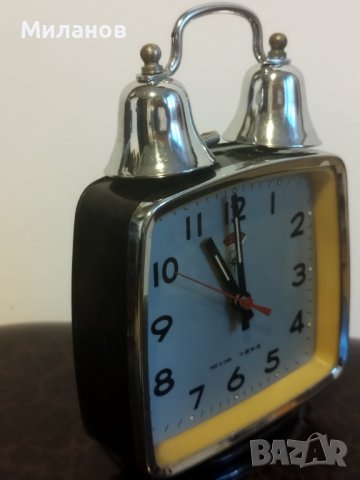 Стар механичен будилник, настолен часовник, снимка 5 - Други - 41499744