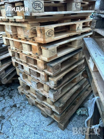 Дървени Евро Палети 80x120, снимка 4 - Други - 53850271