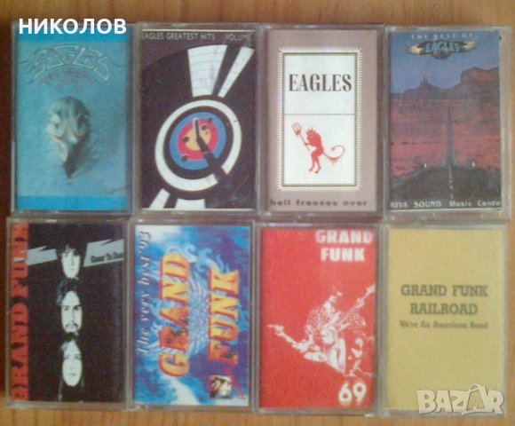 КАСЕТИ  EAGLES / GRAND FUNK, снимка 1 - Аудио касети - 42129743