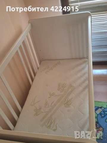 Детско легло Arbor + подарък матрак 60/120, снимка 4 - Бебешки легла и матраци - 51023605