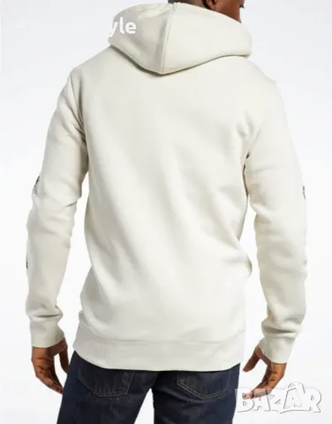 Спортно горнище REEBOK x DC Logo Unisex Hoodie Beige, снимка 2 - Суичъри - 49218709