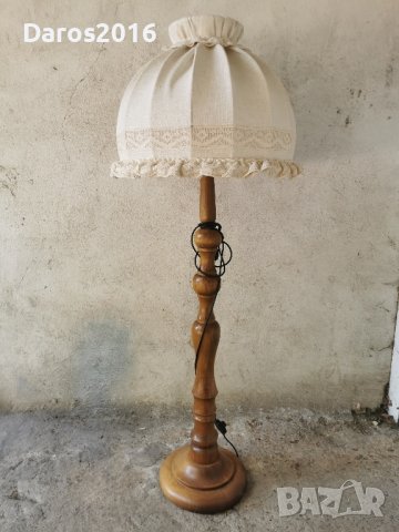 Страхотен дървен лампион, снимка 1 - Лампиони - 41912716
