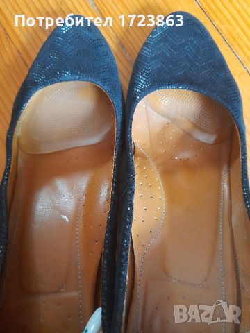 Дамски кожени обувки на ток, снимка 5 - Дамски обувки на ток - 42461258